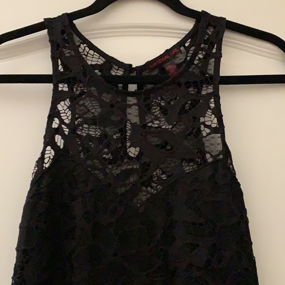 Material Girl Woman’s Black Lace Dress - Picture 7 of 7